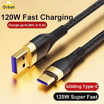 Orbot 120W Type-C 快充線 金色 USB 線 適用於小米 6A 線 TTPC C 適用於華為 vivo 8 最佳銷售 120瓦電纜 - №7