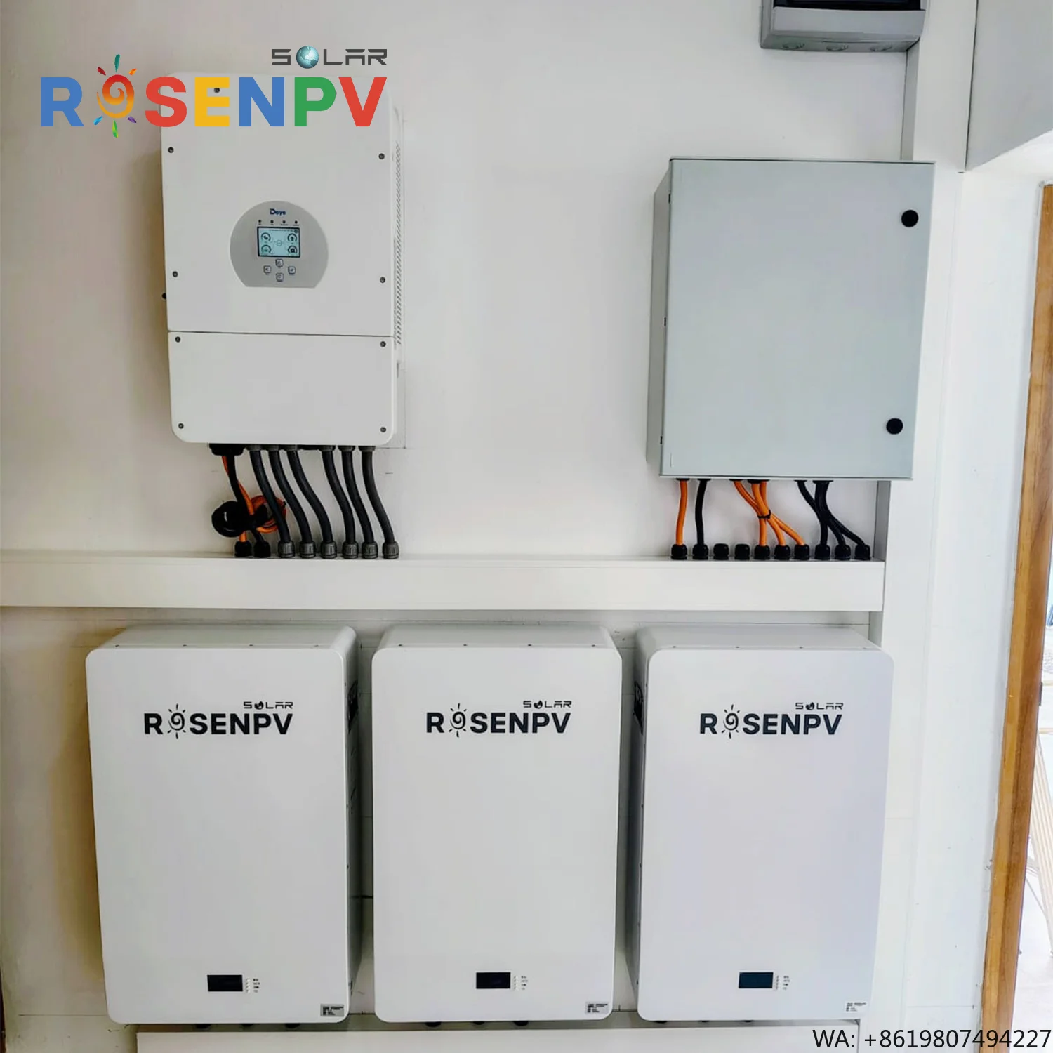 10kW Solar Panel System Home Off-Grid Hybrid Lithium Battery Backup Easy Setup Complete Package