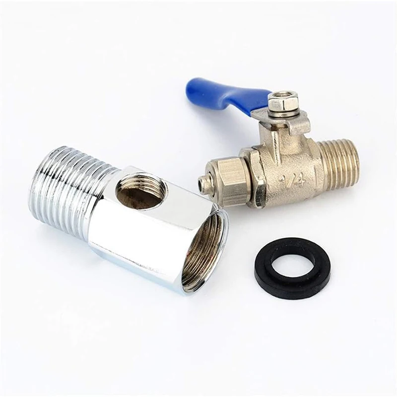 Ball Valve Water Purifier Reverse Osmosis Tee Inlet Ball Valve Set 1/2\
