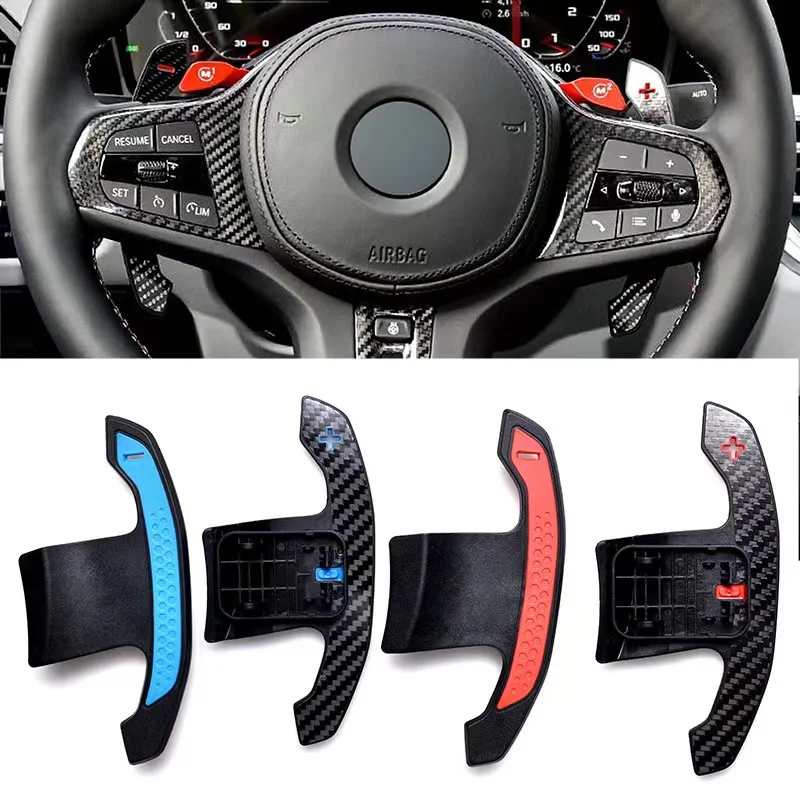 For BMW F30 F31 F32 F10 F20 F15 F16 G30 G20 Steering Wheel Extension Accessories  Carbon Fiber Paddle Shifter Gear Shift Shifter