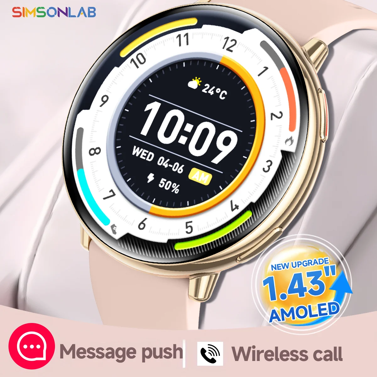 

NEW Hot GPS Smartwatch 1.43 AMOLED For Huawei AI GPT Compass IP68 Waterproof Bluetooth Call Multi-sport Watch Men Women Gift