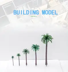 5/10/20Pcs Projects Model DIY Transfiguration Tree Model Coconut Palm Tree Scenery Craft Train Railroad Scenery