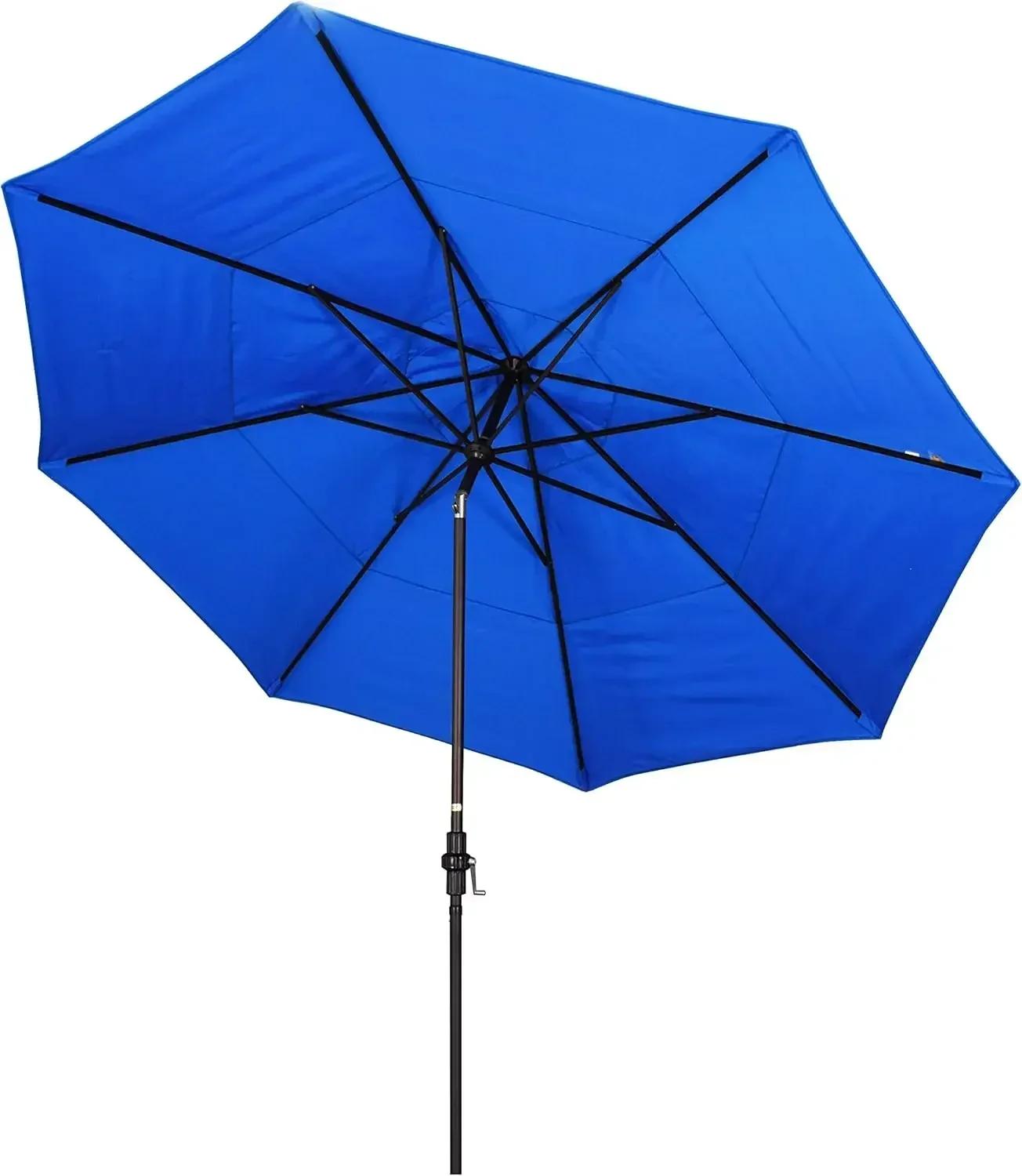 

11' Round Aluminum Market Umbrella, Crank Lift, Collar Tilt, Royal Blue (GSCU118117-F03-DWV)