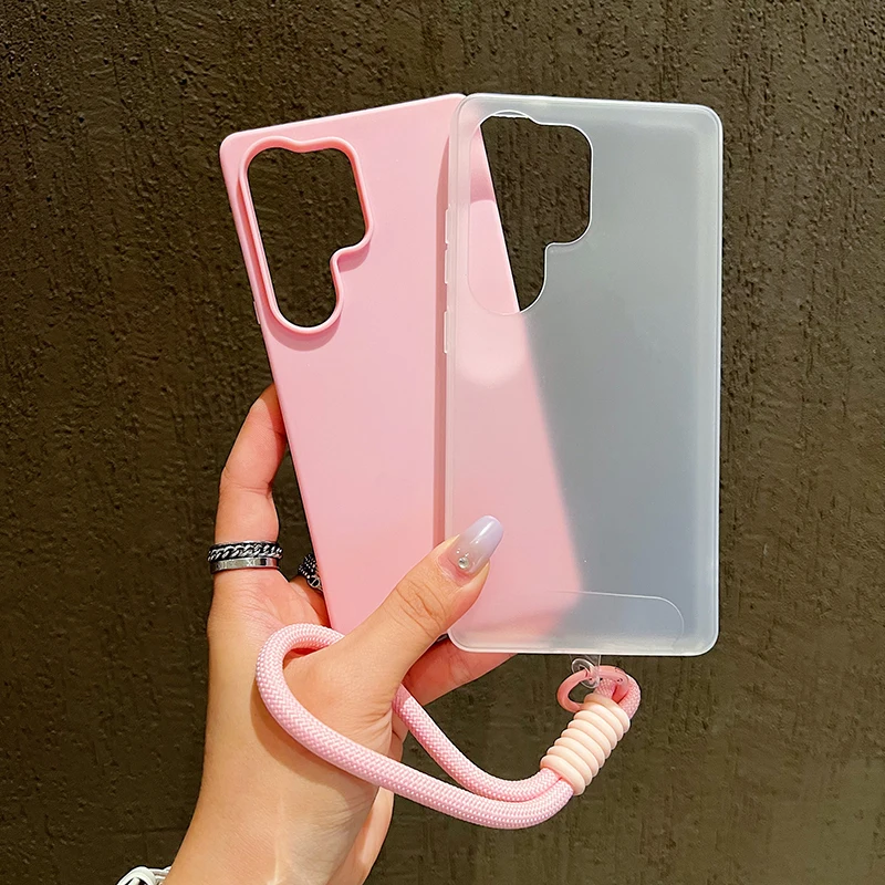 Wrist Strap Lanyard Jelly Phone Case For Samsung Galaxy S26 S25 S24 S23 S22 Ultra Plus FE A36 A35 A54 A16 A56 A17 A37 A57 Cover view 5