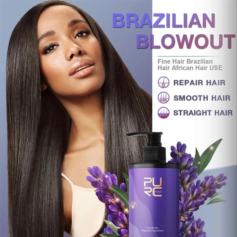 Hair Straighten Soften Repair Irritability Brazilian Keratin Repair Lavender Brazilian Baking Oil Hair Conditioner Hair Care