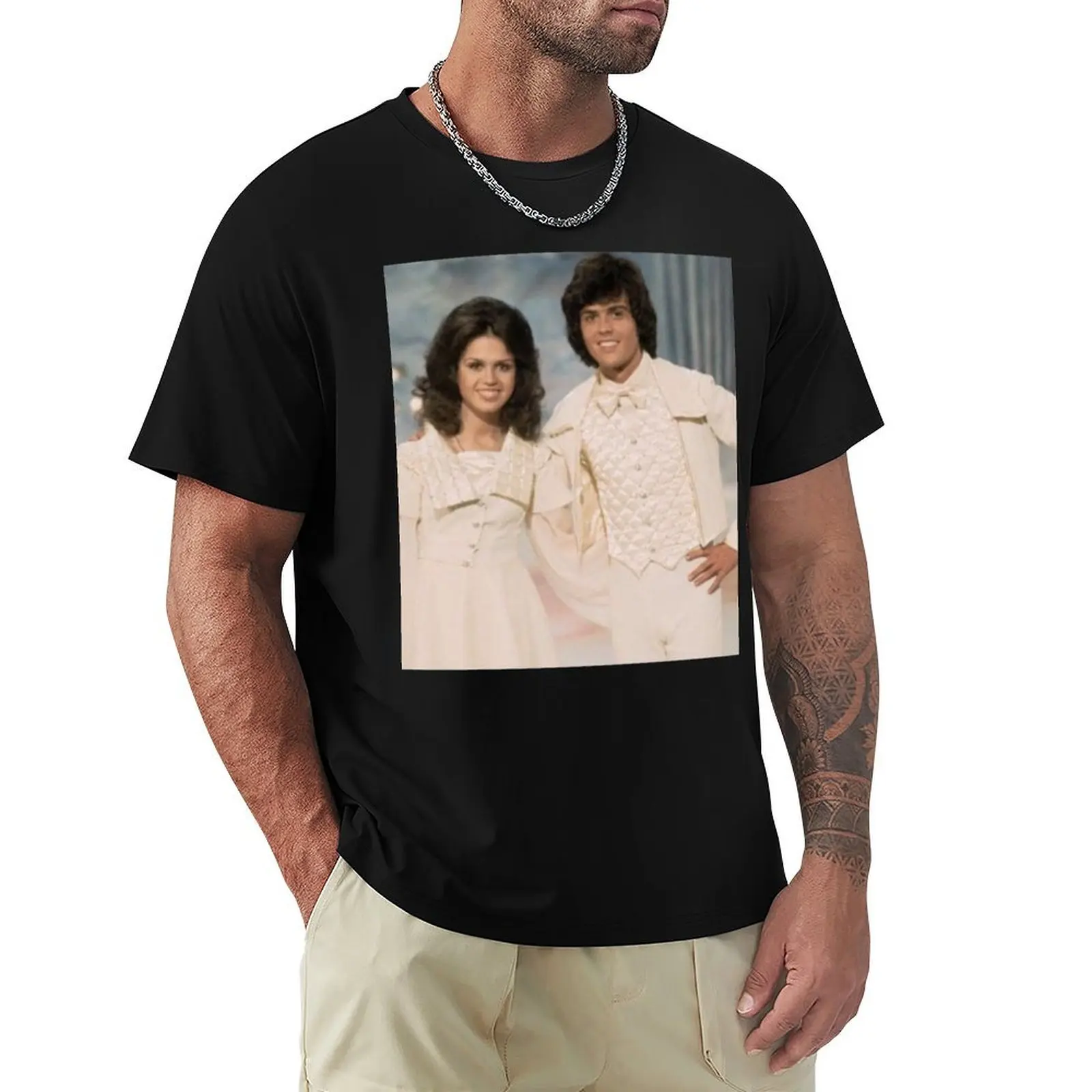 

Donny _amp_ Marie Osmond Young Young Donny Osmond Young Marie Osmond T-Shirt oversizeds oversized mens vintage t shirts