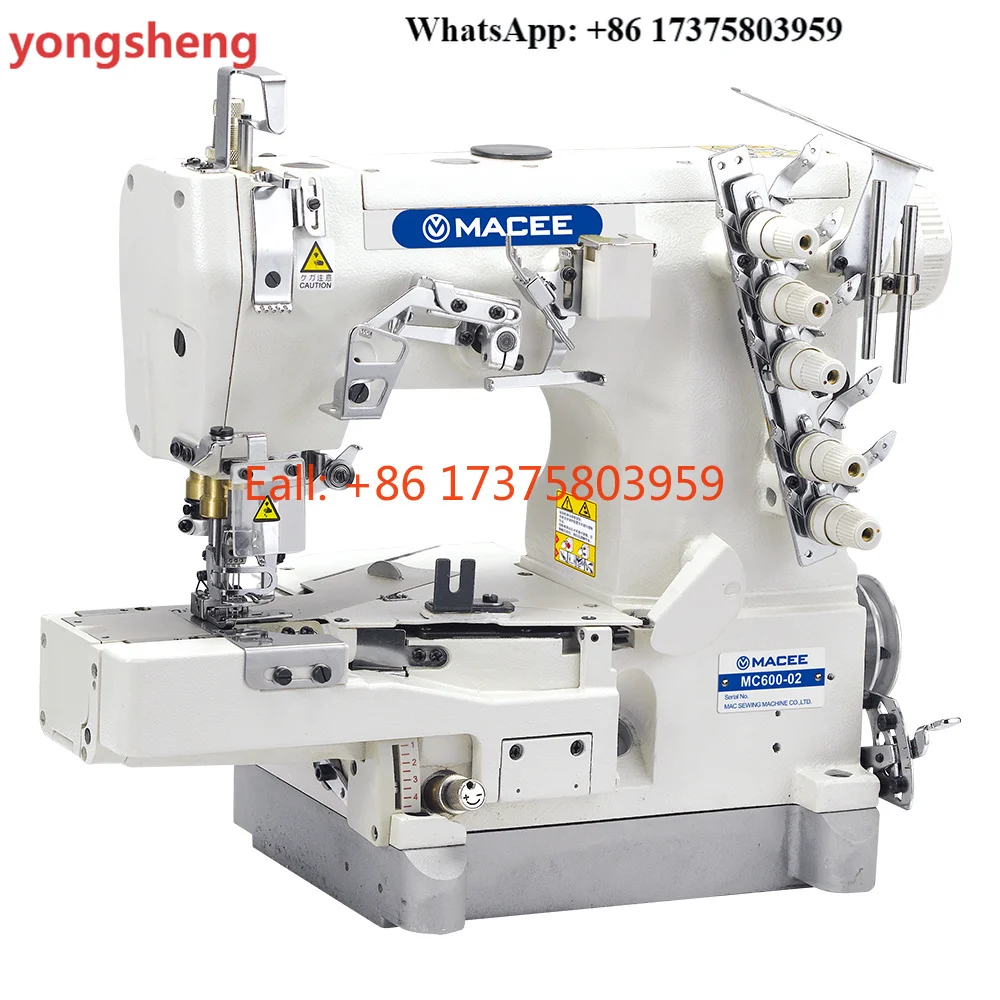 MC 600-02D Direct Drive Cylinder Bed Interlock Industrial Sewing Machine With Tape Binding