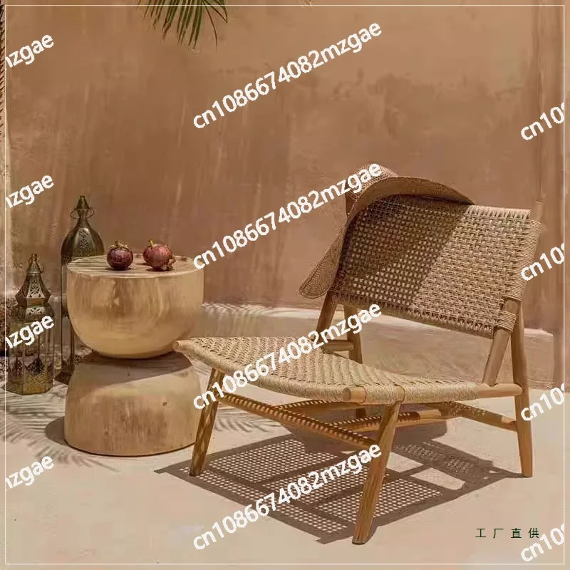 

Outdoor Rattan Sofa Chair, Courtyard Rattan Chair, Casual Waterproof and Sunscreen Furniture Garden Chair