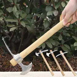 Pick Axes For Digging Garden Pick Axe 2 In 1 Efficient Pickaxe Multifunctional Stainless Steel Hand Pick Axe Small Pick Axe