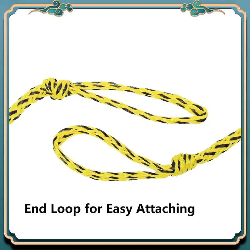 

Новейшие 2 шт. 60 футов буксировочные веревки для катания на лодках, сверхмощная веревка для водных лыж на 1-3 человека для буксируемых трубок, буксировочная веревка для наколенников