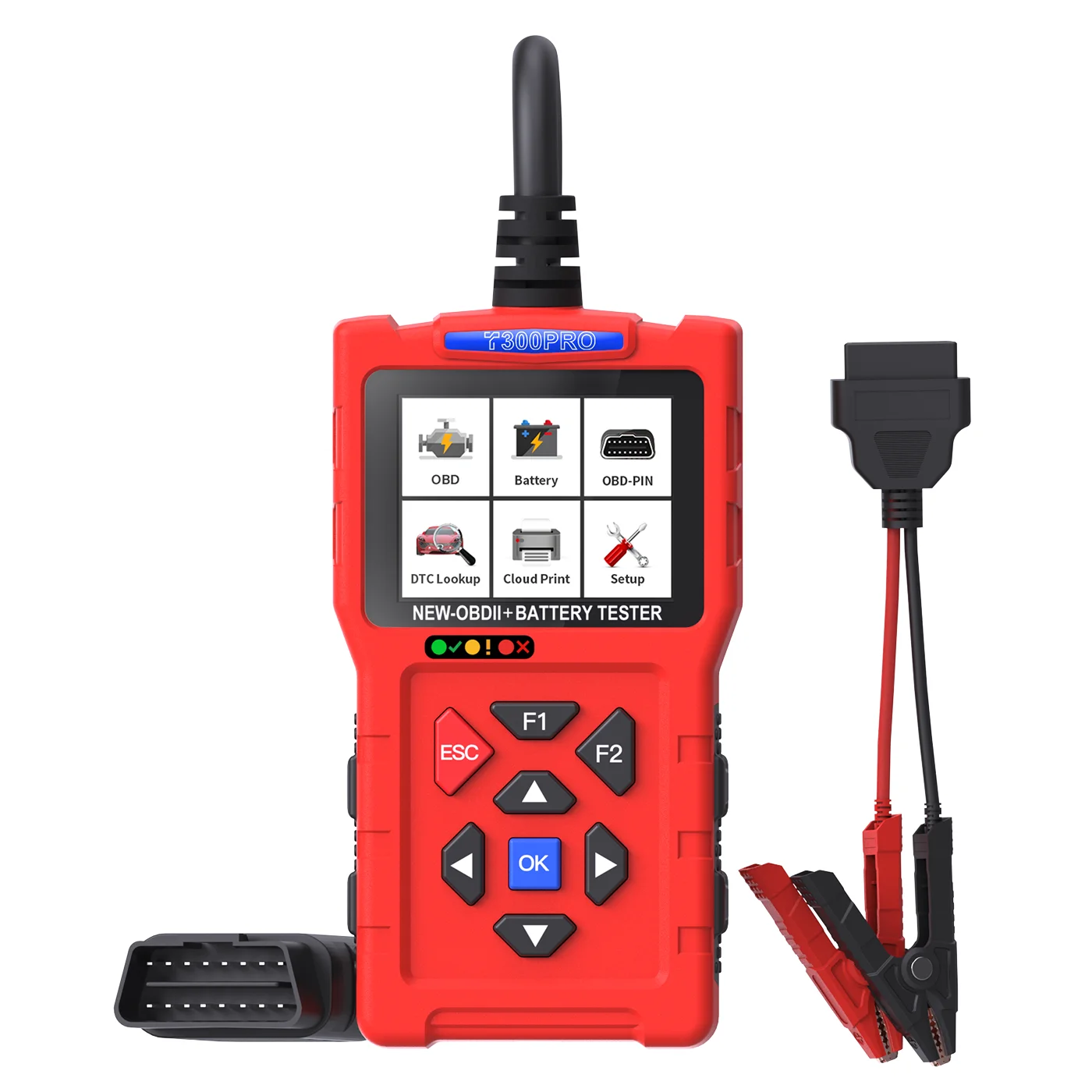 

Topdiag T300 Pro OBD2 Автомобильный сканер Диагностический сканер Механик Считыватель кодов неисправностей автомобиля Автоматическое считывание DTC Обнаружение батареи двигателя
