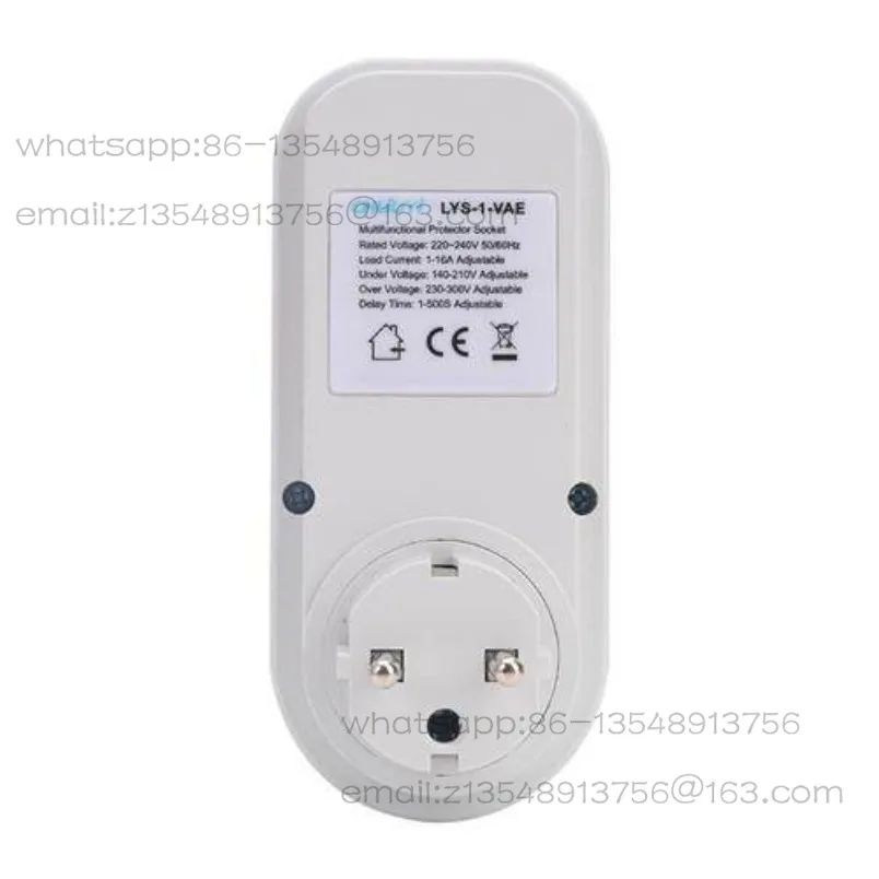 Compatible with European LYS-1-VAE metering socket Over-undervoltage protection socket large-screen spot quick delivery