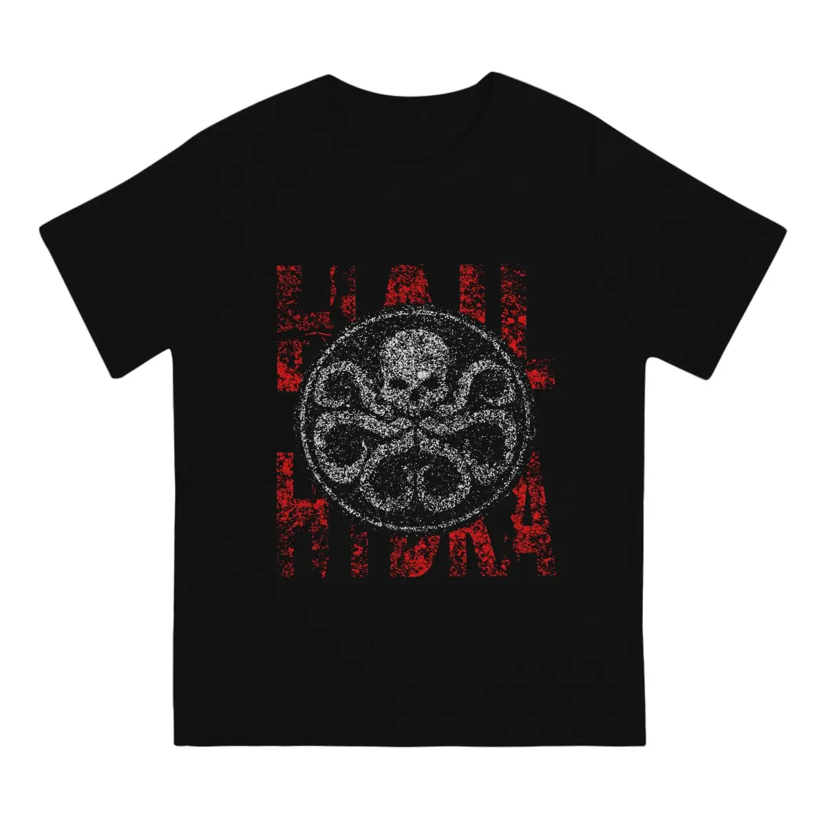 Hail Hydra. Men TShirt Agents of S.H.I.E.L.D O Neck Tops Fabric T Shirt Funny High Quality Gift Idea