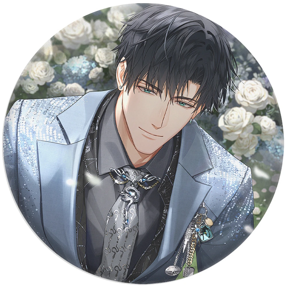 58mm Anime Light and Night Gravity and I Love You Cosplay COSTUME Badge Pin SPTE Tinplate Brooch Porp Gilf﻿