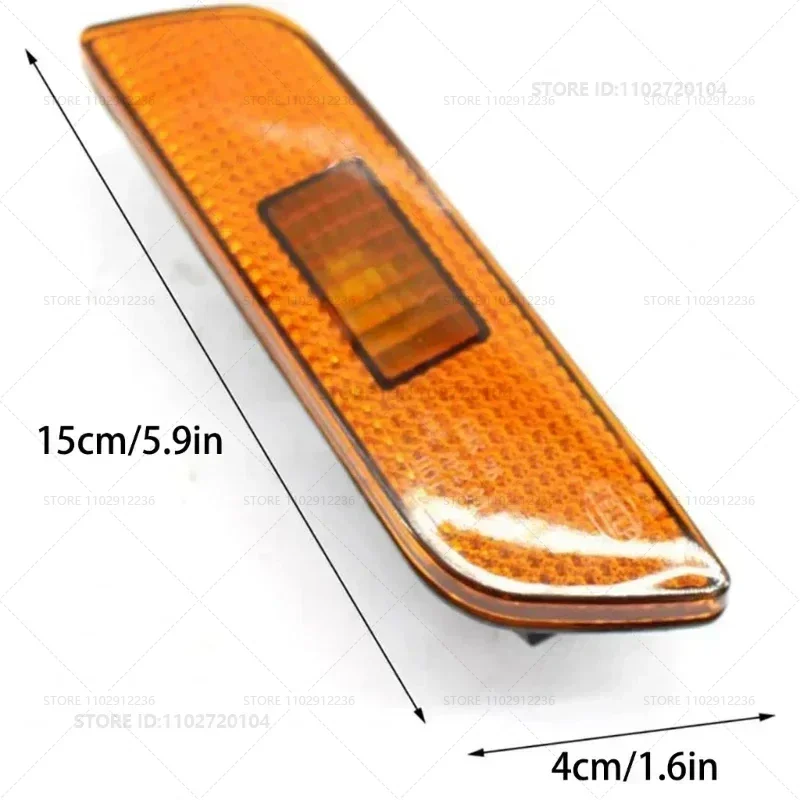For 1999-2006 VOLVO S80 Front Marker Turn Signal Indicator Lamp Light Lens Housing 9188263 9188264