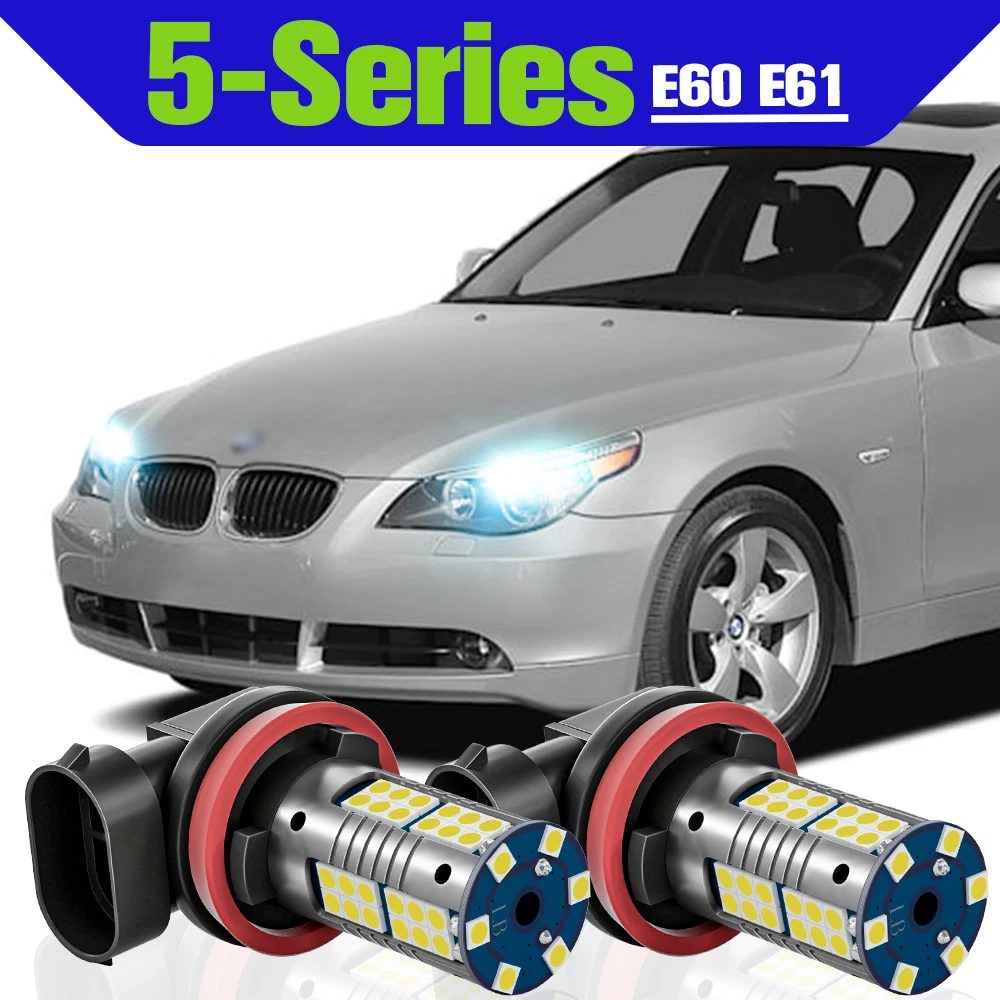 

Daytime Running Light Accessories 2x LED DRL Lamp For BMW 5 Series E60 E61 2007 2008 2009 2010