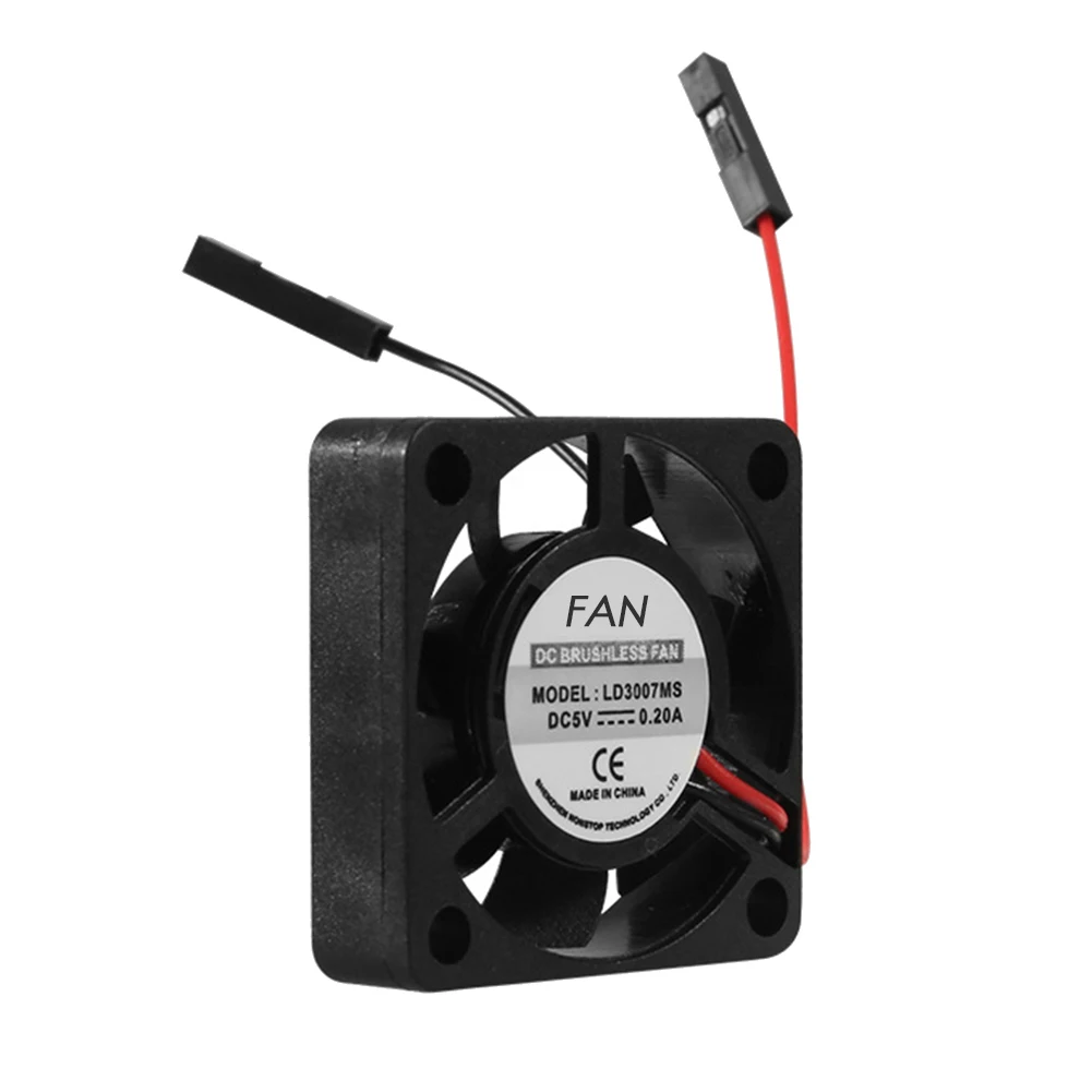 BABQ 4 قطع مروحة تبريد وحدة المعالجة المركزية بدون فرش، مبرد تبريد 3.3 فولت 5 فولت لـ Raspberry Pi4 Pi3 B+، Pi 3، Pi 2، Pi 1 B+