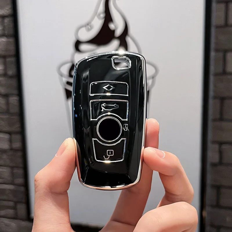 

For BMW 1 3 5 7 Series X1 X3 X4 X5 X6 F10 F20 F30 F34 F25 F31 M3 M4 E34 TPU Remote Car Key Case Cover Shell Holder Accessories