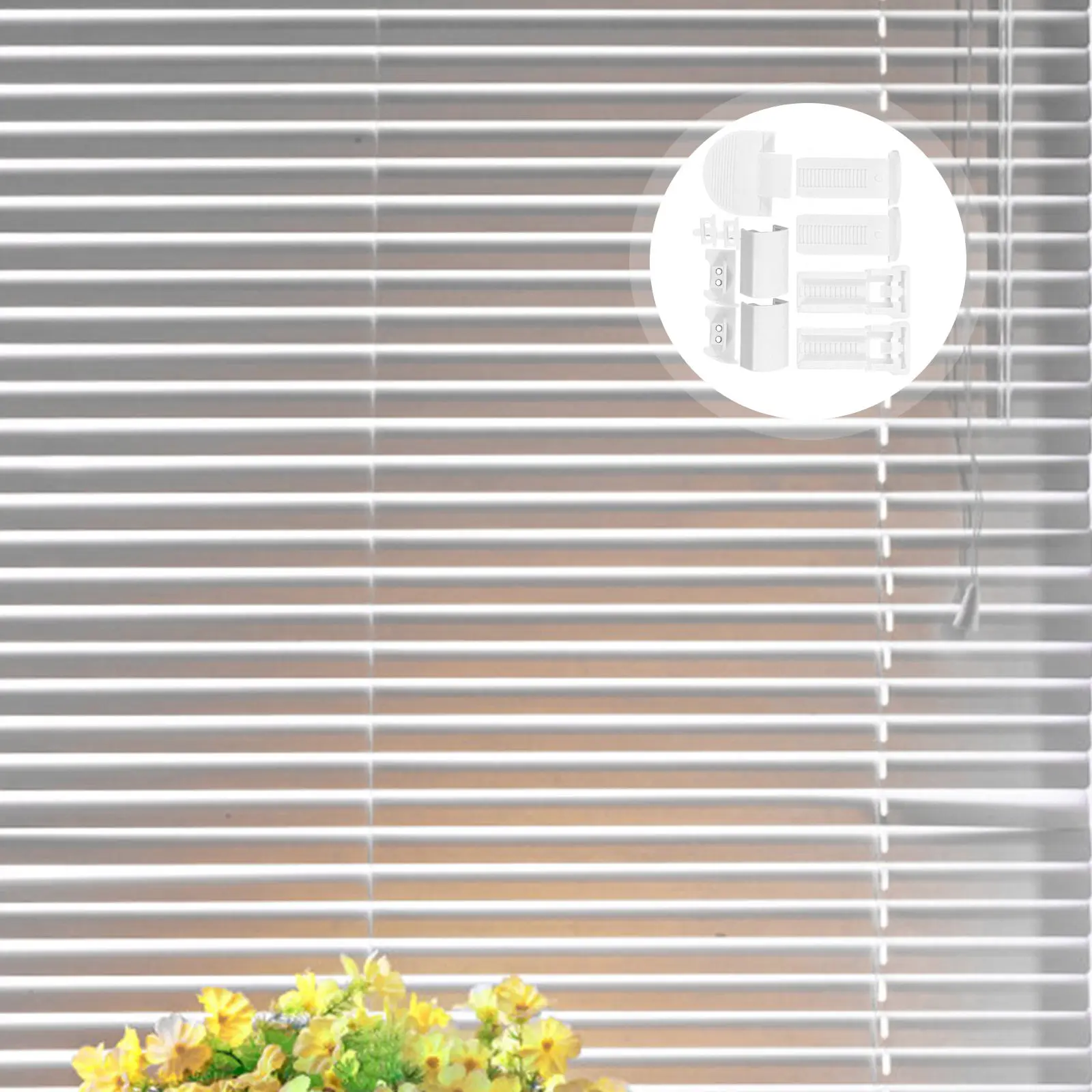 1Set Sturdy Pleated Curtain Fittings Roller Blind Repair Kit Simple Operation Home Window Blinds Installation Accessories