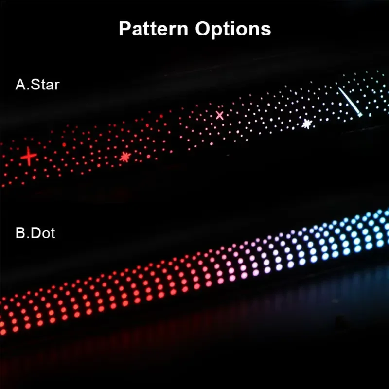 【CHIMU HOME】 Tren Terbaru Lampu Interior Mobil Langit Berbintang Kit Pencahayaan Ambient Mobil Universal RGB Symphony 18 in 1 Lampu LED untuk