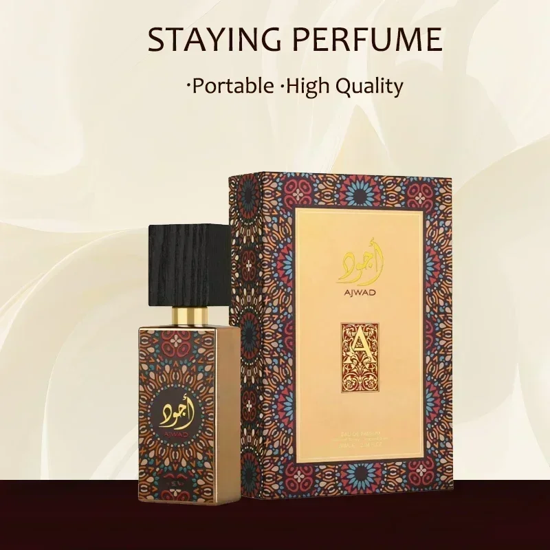 60ml High Quality Original Saudi Arabia Mens Perfume Long-lasting Perfume Natural Pheromones Perfume Fragrance for Men and Women