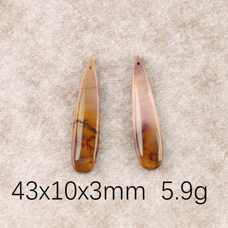 B&F Multi-Color Picasso Jasper  Earring Beads, Handmade Natural stones beads, Polished Stones for jewelry Making Supplies