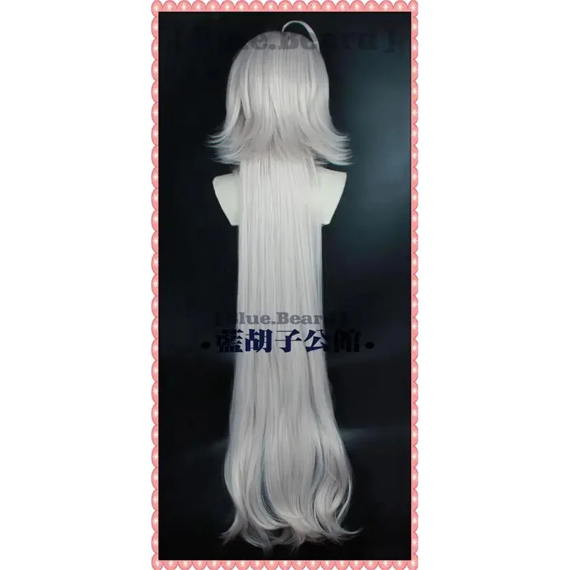 ss23Fate/Grand Orde FGO d' Mixed White Hair Wig Jeanne d'Arc Headwear Headdress Alter Cosplay Costume Pr