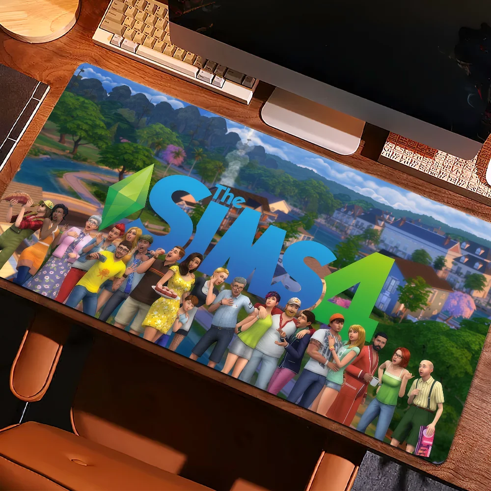ماوس 4 وسادات لعبة مضادة للفرش منزل مخصص مريح مكتب مطاطي كبير مكتب المغامرة حصيرة لوحة المفاتيح Sims PC عدم الانزلاق