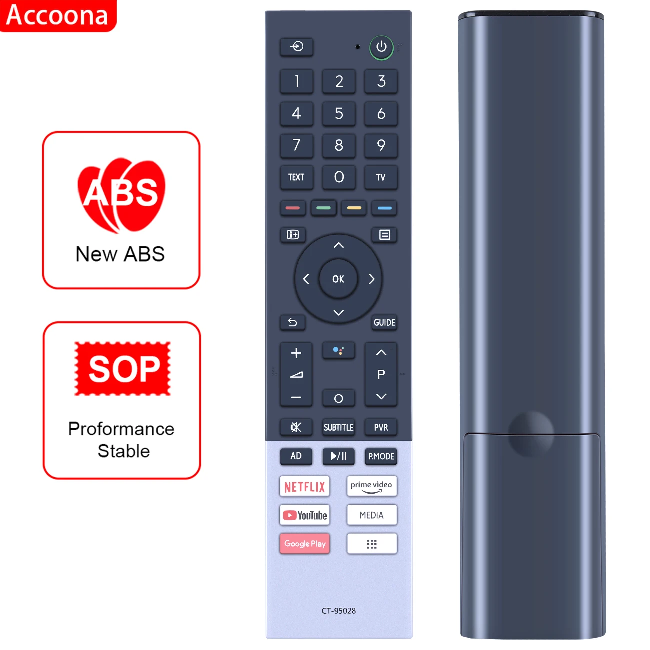 

Voice Bluetooth Remote Control For Toshiba 75C350KN CT-95028 CT-95027 CT-95024 CT-95021 4K Ultra HD Smart LED Google Android TV