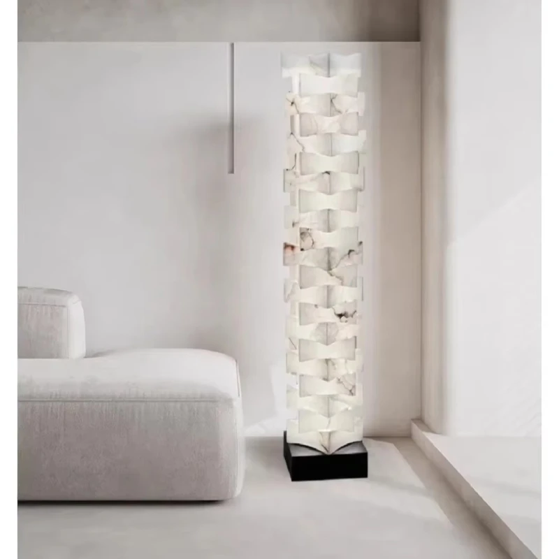 

Современный минималистичный дизайн, роскошный торшер, спальня, гостиная, освещение, украшение из мрамора