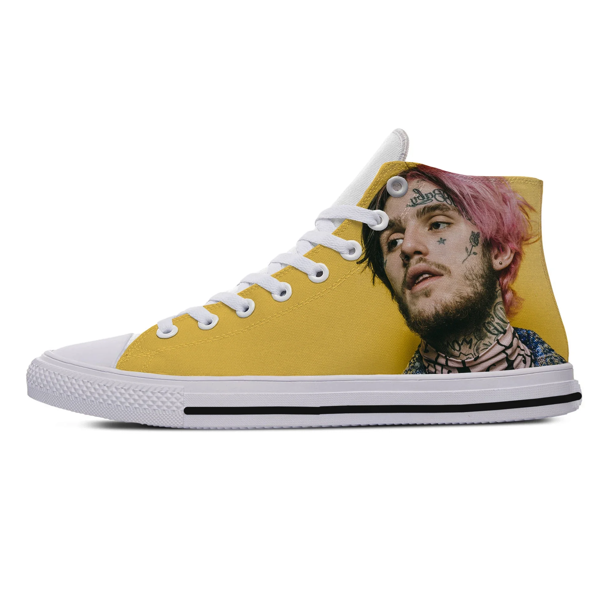 جديد مغني الراب ليل اللمحة الترفيه أحذية الراب الهيب هوب ليلPeep الرجال بارد رجل امرأة خفيفة الوزن عالية مساعدة حذاء قماش أحذية مجلس الكلاسيكية