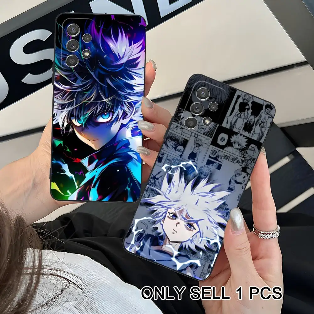 Hunter Killua Phone Case for Samsung Galaxy A56 55 54 53 52 51 36 35 34 23 17 16 15 5G Soft TPU Shockproof Cover