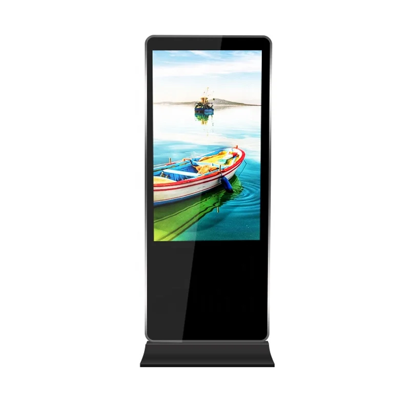 32 inch indoor floor stand USB version without touch/internet LCD advertising payer signage kiosk