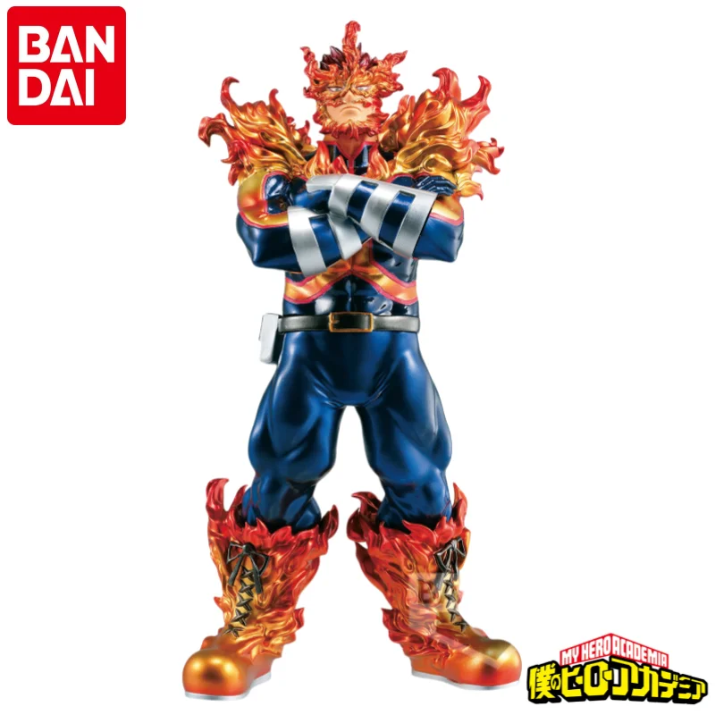 

В наличии оригинальные праздничные подарки Bandai Banpresto, 100% натуральная фигурка Endeavour, модель статуи, украшения, товары в стиле аниме, игрушки