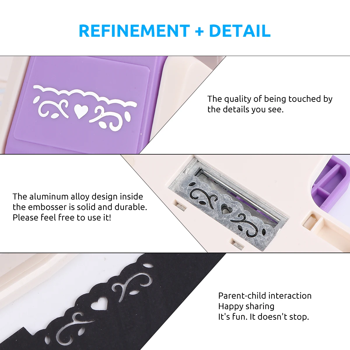 

Cute Paper Craft Punch Ideal DIY Tool Easy Use Cuts Cardstock Greeting Cards Decorate Notebook Cups Vase Scrapbooking Punches