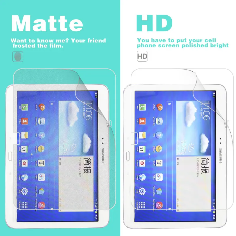 HD Clear Glossy Film For Samsung GALAXY Tab 3 8.0  8