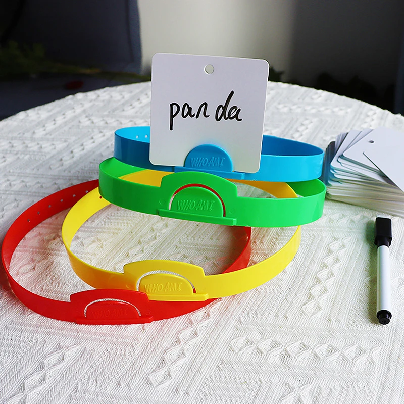 Plastic Headband for Kids, Quick Question Game, Cosplay Props, Classroom Family Party Board Games, Brinquedos Educativos, Ensino Aids