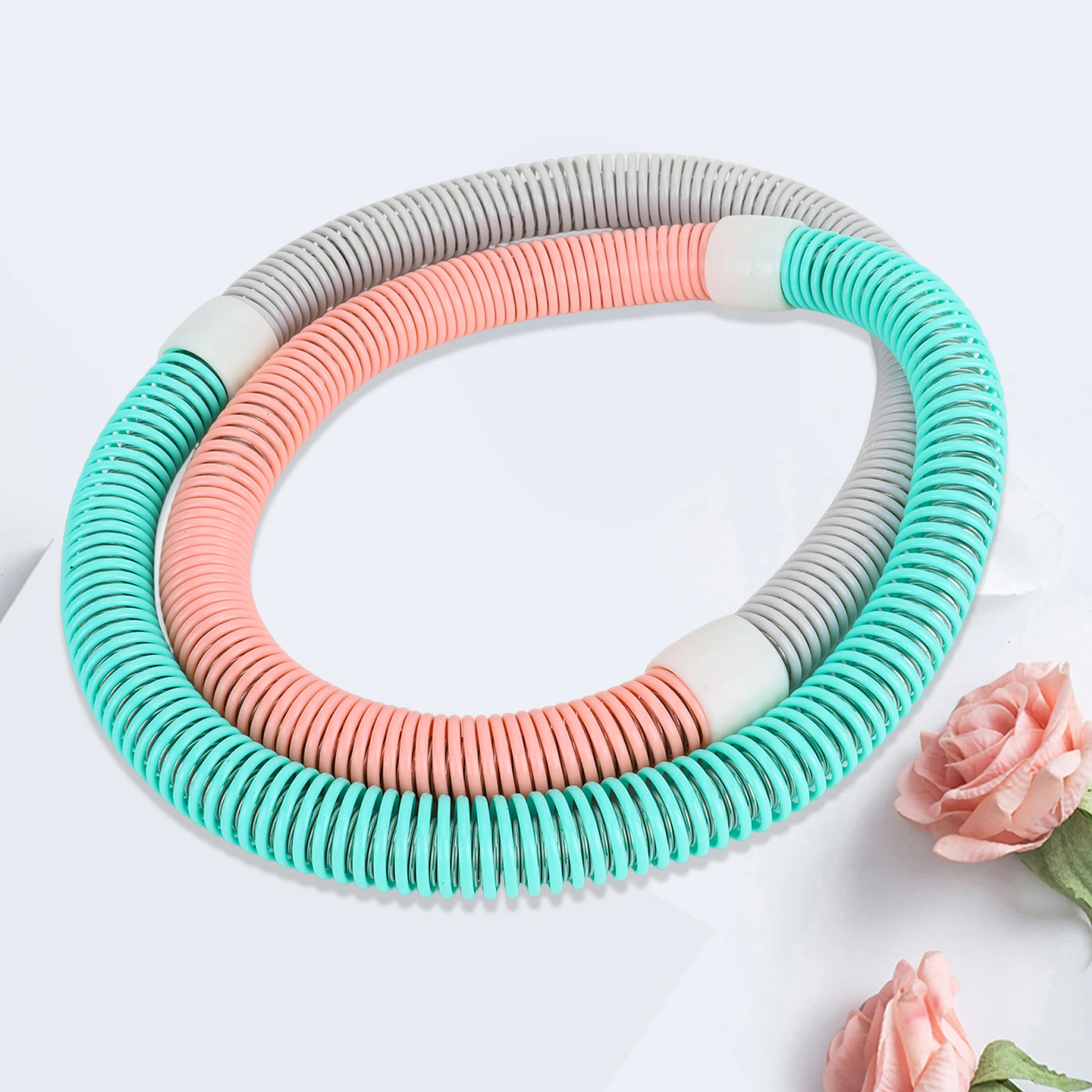 

Фитнес-обруч для тренировки пресса весом 3,3 фунта, эргономичный дизайн, портативный, для похудения, тренажер для всего тела для снижения веса