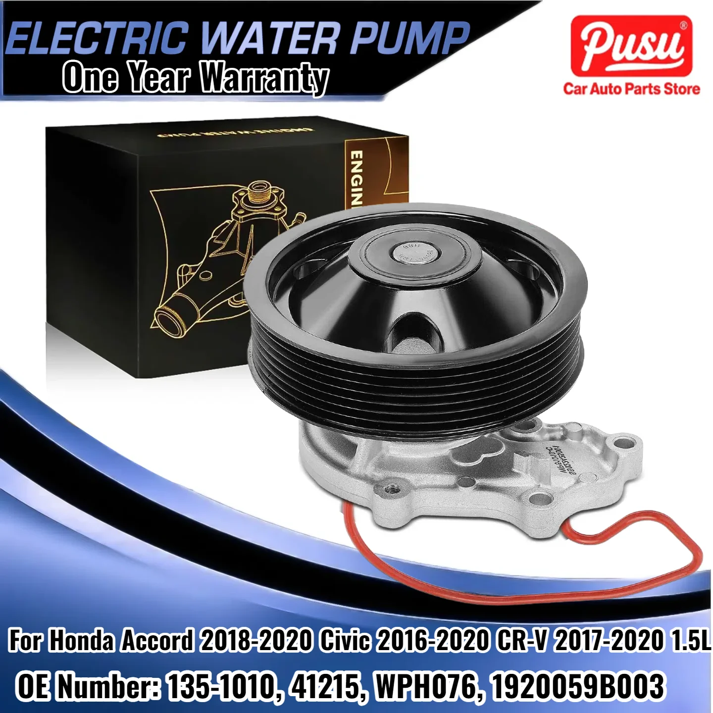 

Engine Water Pump for Honda Accord 2018-2020/CR-V 2017-2020/Civic 2016-2020 1.5L - Parts:135-1010,41215,WPH076,1920059B003
