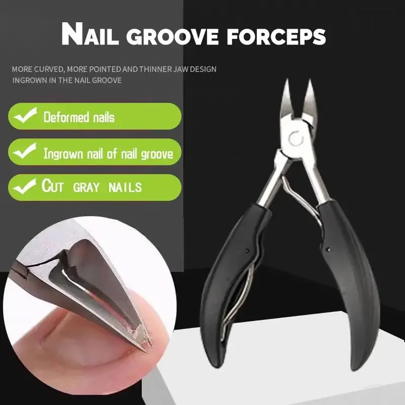 

Eagle Beak Design Ingrown Nail Clippers Effortless Thick Nail Dead Skin Removal Professional Foot Care Pedicure for Men&Seniors