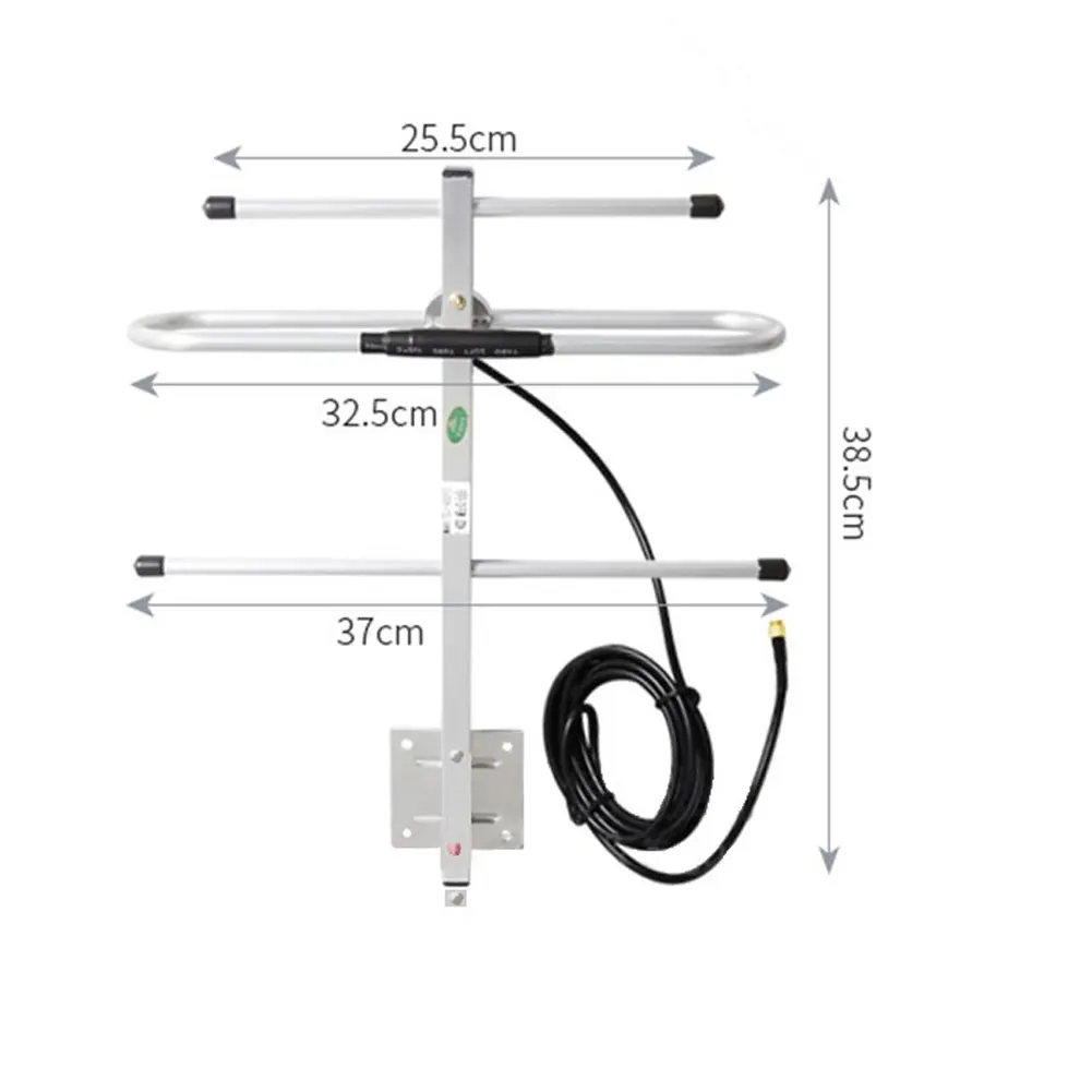 6dBi Gain UHF Antenna for 423 443MHz with For SMA Male and 3 Meters RG58 Coaxial Cable for Long Distance Transmission