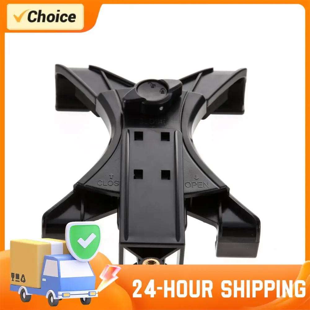 Portable Adjustable Tablet Tripod Mount Clamp Holder Universal Clip with Cold Shoe Adapter Tablet Bracket Tripod Mount Clamp