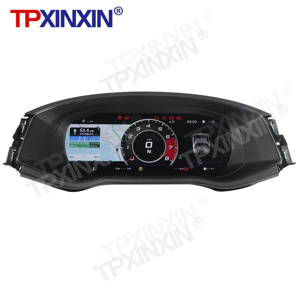 Linux System Digital Cluster Virtual Cockpit For Volkswagen VW Passat 2016-2017 Dashboard Entertainment Speed Meter Screen