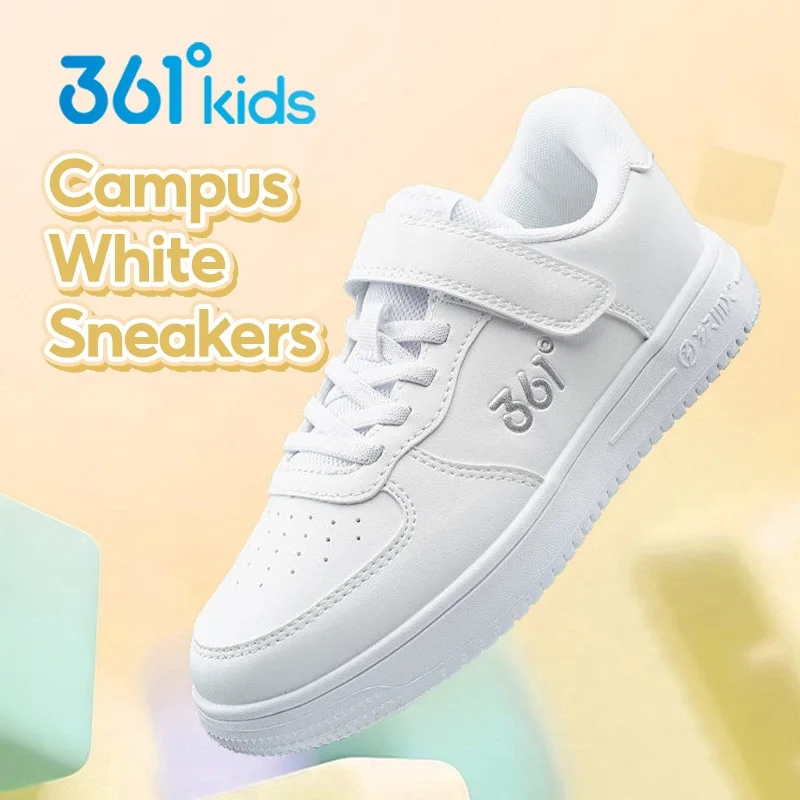 

Детская обувь 361 Degrees для мальчиков и девочек, удобные и дышащие повседневные спортивные кроссовки белого и розового цвета