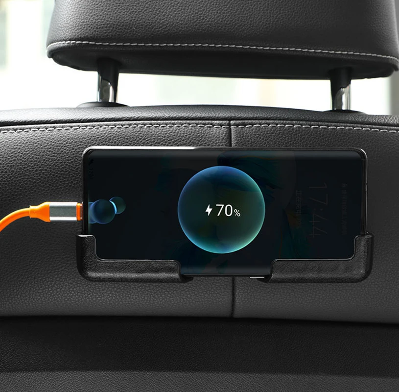 Universal Auto Phone Holder Self Adhesive Dashboard Mount Bracket Hands Free GPS Stand Charging Port Car Bedroom Wall Organizer