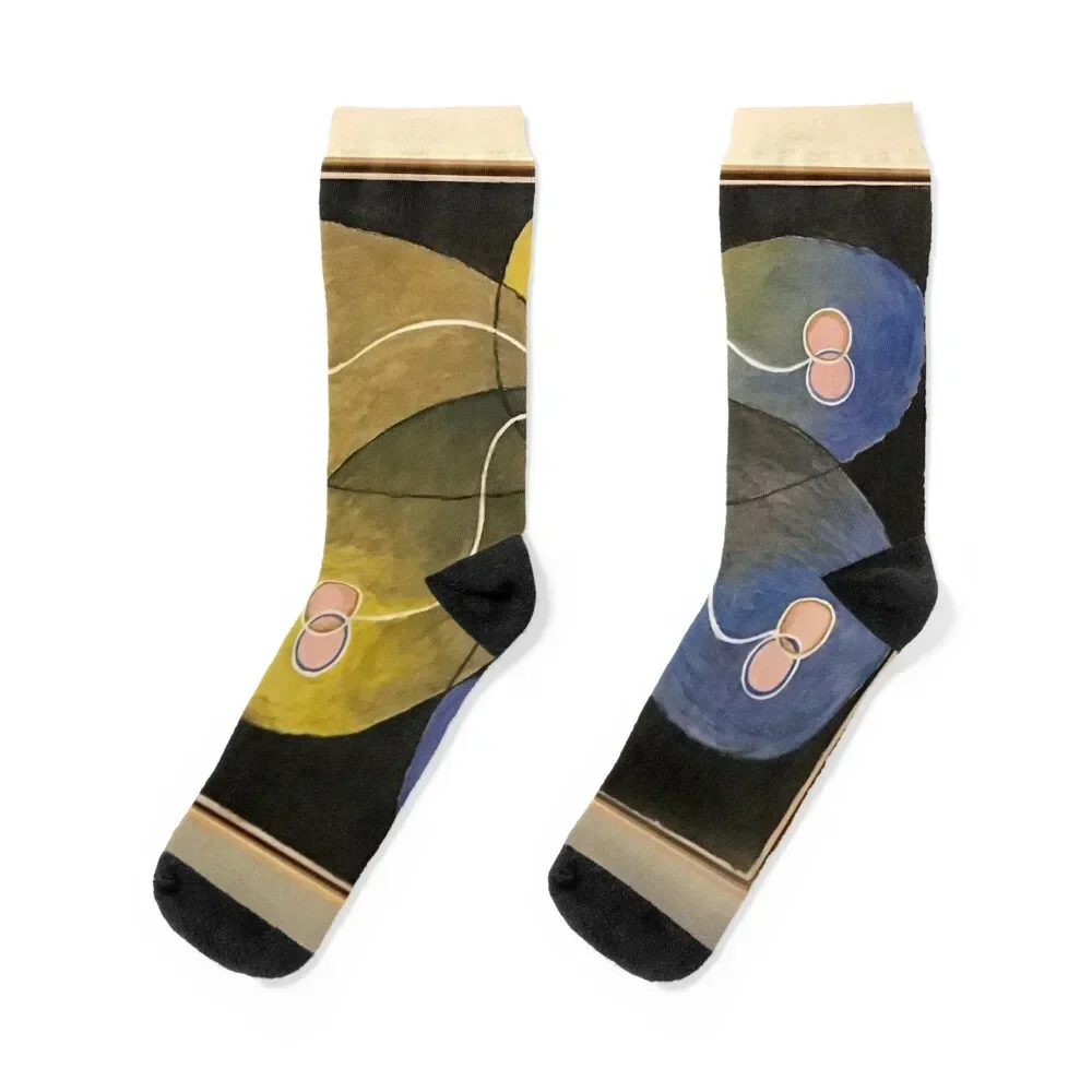 

hilma af klint paintings hilma af klint artwork hilma af klint original art Socks winter hiking Men Socks Luxury Brand Women's