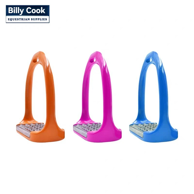 

Alloy colored stirrups for light equestrian speed racing