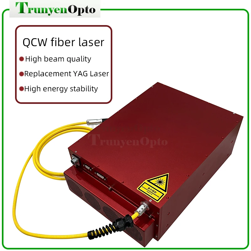 Lasers de fibra quasi-CW, solda a ponto, corte de cerâmica, bateria de energia, solda, PCB, YAG LASERS, 75W, 100W