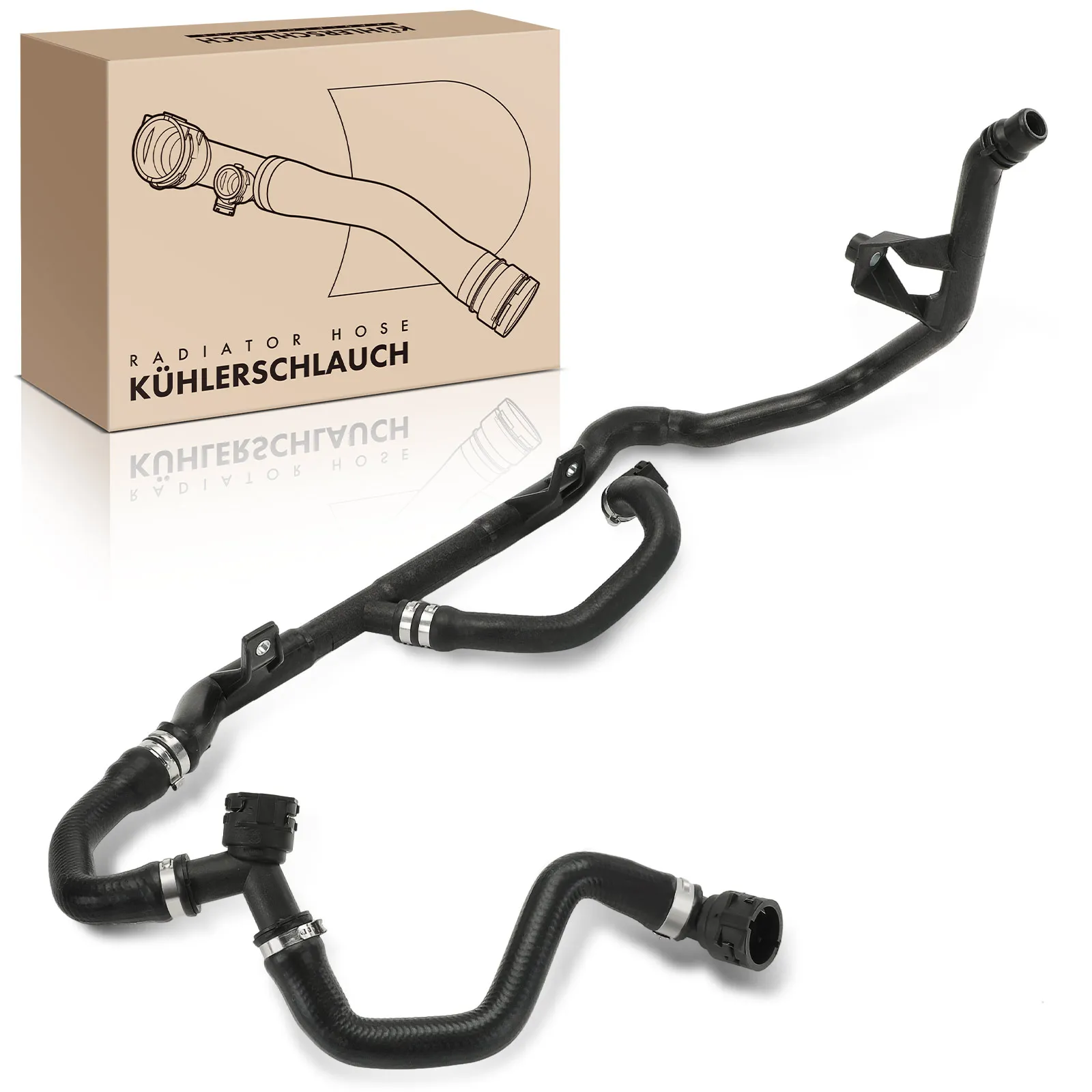 Frankberg 1x Radiatorslang Koelwaterslang Voor BMW 3 Serie E90 E91 E92 E93 323-330 1 Serie E81 E82 E87 E88 V203961 17127548224