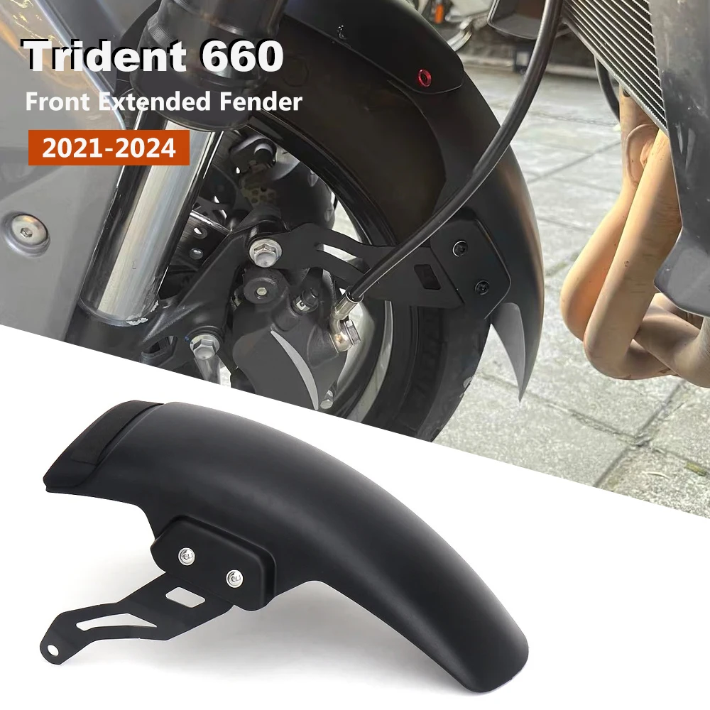 

Motorcycle Extender Fender Front Tire Wheel Fender Mudguard Extender Hugger Splash Mud Guard For Trident660 Trident 660 Trident